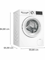 Стиральная машина с сушкой Bosch WNA144VSPL, 9/5 кг, 1400 об/мин, Пар, Инверторный двигатель, белый