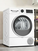 Сушильная машина Bosch WQG1417GPL, инверторный с тепловым насосом, 9 кг , 14 программ, белый