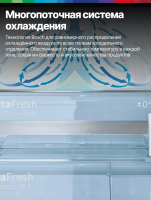 Морозильник Bosch GSN36VL30U, инверторный, серебристый