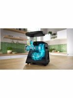 Мясорубка Bosch MFWS650B, черный, 2100 Вт, 3.5 кг/мин, реверс, защита от перегрузки, насадки - 5
