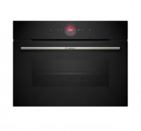 Духовой шкаф компактный Bosch CBG7341B1, очистка EcoClean, TFT дисплей, черный (Германия)