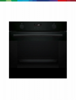 Духовой шкаф Bosch HUA736EA0T, функция пара, очистка EcoClean, телескопы, черный (Турция)