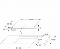 Варочная панель индукционная Gorenje GI6433BCWF, черный
