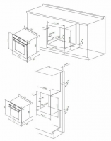Духовой шкаф электрический Kuppersberg HO 620 BL, черный