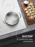 Индукционная варочная поверхность Zigmund & Shtain CI 49.6 W, 7200 Вт, белый