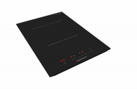 Индукционная варочная панель MEFERI MIH302BK COMFORT 30 см, черный, объединение конфорок Flex Zone, непрерывный нагрев