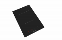Индукционная варочная панель MEFERI MIH302BK COMFORT 30 см, черный, объединение конфорок Flex Zone, непрерывный нагрев