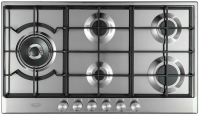 Газовая варочная панель De’Longhi NSL 590D X RUS 90 см, 5 конфорок электроподжиг газконтроль, серебристый