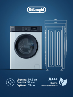 Стиральная машина Delonghi MARSELLA L 1025 VI, белый