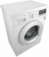 Стиральная машина с сушкой LG F1296CDS0X, 6кг, инвертор, белый