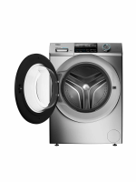 Стиральная машина Haier HW80-BP14969ASE, 8 кг, 12 программ, управление с WIFI, 1400 об/мин, серебристый