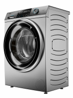 Стиральная машина Haier HW80-BP14969ASE, 8 кг, 12 программ, управление с WIFI, 1400 об/мин, серебристый