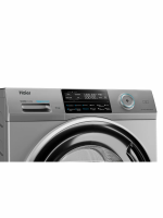 Стиральная машина Haier HW80-BP14969ASE, 8 кг, 12 программ, управление с WIFI, 1400 об/мин, серебристый