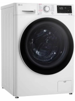 Стиральная машина LG F2V3HS0W, узкая, 7 кг, с паром, инверторный двигатель, белый