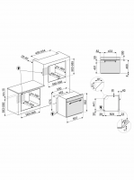 Духовой шкаф электрический Smeg SF67C1AO Cortina, антрацит (Италия)
