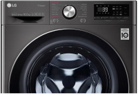 Стиральная машина LG F4V9RWP2E, 1400 об/мин, Wi-Fi, дисплей, таймер, серый