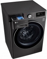 Стиральная машина LG F4V9RWP2E, 1400 об/мин, Wi-Fi, дисплей, таймер, серый