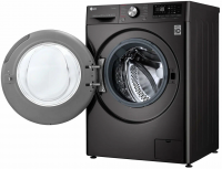 Стиральная машина LG F4V9RWP2E, 1400 об/мин, Wi-Fi, дисплей, таймер, серый