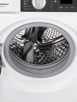 Стиральная машина встраиваемая Maunfeld MBWM1486STWH, с сушкой и паром, белый