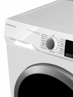 Стиральная машина Maunfeld MFWM127WH200 ST INVERTER SLIM, с инвертором и паром, белый