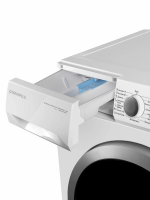 Стиральная машина Maunfeld MFWM127WH200 ST INVERTER SLIM, с инвертором и паром, белый