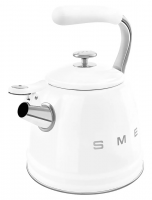 Чайник со свистком SMEG WKF01WH, белый