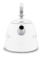 Чайник со свистком SMEG WKF01WH, белый