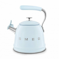 Чайник со свистком SMEG WKF01PB, голубой