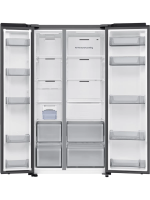 Холодильник Side by Side Samsung RS70F65QETEO, инвертер, No Frost, серебристый
