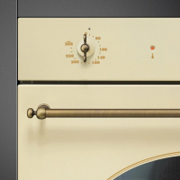 Духовой шкаф SMEG SFP68C1TPO, пиролиз, аналоговый программатор, кремовый
