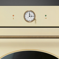 Духовой шкаф SMEG SFP68C1TPO, пиролиз, аналоговый программатор, кремовый