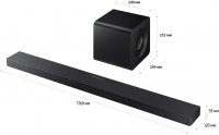 Саундбар Samsung HW-QS700F/RU 5.0 200Вт черный
