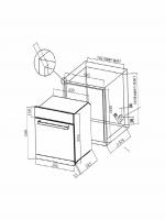 Духовой шкаф электрический Delonghi DEO 785 NB SAVIA, черный