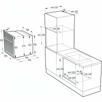 Духовой шкаф электрический Gorenje BOSX6737E06BG, черный