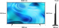 Телевизор LED Samsung UE75U8000HUXPY, Smart TV, 4K Ultra HD, 60Hz черный/серый