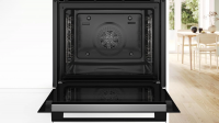 Духовой шкаф Bosch HBG578BB3, пиролиз, телескопы, черный