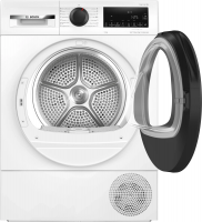 Сушильная машина Bosch WQG24501BY, белый/черный