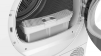 Сушильная машина Bosch WQG24501BY, белый/черный