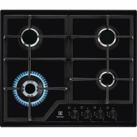 Варочная поверхность газовая Electrolux KGS6436K, черный/эмаль