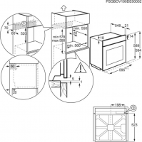 Духовой шкаф AEG NBU5P43PB, пиролиз, телескопы, TFT дисплей (Германия)
