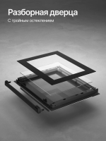 Духовой шкаф электрический Kuppersberg HT 617 B (Модификация 2026), черный