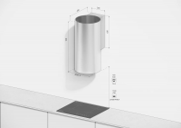 Вытяжка купольная Kuppersberg WL-MOTUBA 35 B (Модификация 2026), черный