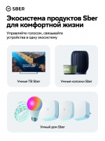 Умный телевизор LED Sber SDX-32H3114, Smart TV-Салют ТВ, HD, черный
