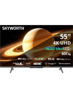 Телевизор QLED Skyworth 55X66H NEXO Mini-LED, Smart TV (Google TV) 4K Ultra HD, черный