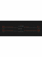 Варочная панель индукционная с интегрированной вытяжкой AEG TH84CC23CZ, черный матовый