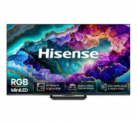 Телевизор QLED Hisense 85UR8S, RGB Mini-Led, Smart TV (HomeOS) 4K Ultra HD, 180Hz, черный