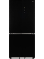Холодильник многокамерный Hiberg i-RFQ 600 GB, черное мерцающее стекло
