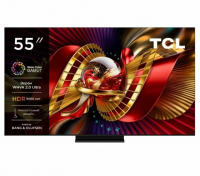 Телевизор QLED TCL 55C8L, SQD-Mini LED, 4K Ultra HD, 144 Гц, Smart TV (Google TV) черный (2026г.)