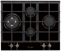 Варочная панель газовая LEX GVG 643C BL (черный)