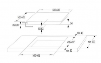 Индукционная варочная панель Korting HI 64042 BW (белый)